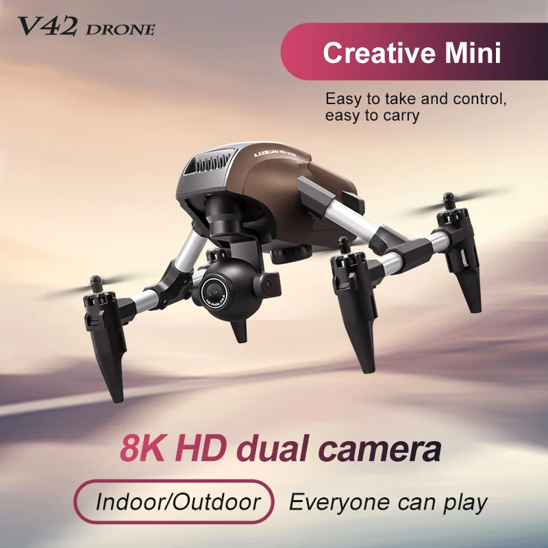 Mini Drone FPV Professional 8K Dual Camera 5G WIFI GPS Height Maintaining Four Sides Obstacle Avoidances Quadcopter Toys Mini Drone FPV Professional 8K Dual Camera 5G WIFI GPS Height Maintaining Four Sides Obstacle Avoidances Quadcopter Toys