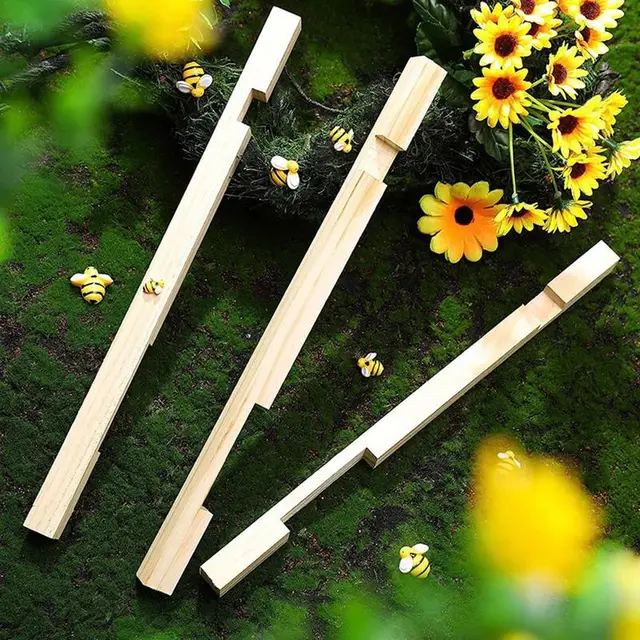 Bejárat Redukáló Fa Kaptár Bejáratvédő Szellőzőnyílás A Méhészeti Dobozokhoz - Image 2