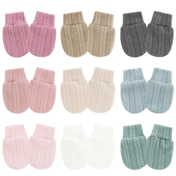 3 paia di guanti per neonati jacquard antigraffio guanti per neonati in cotone regalo per neonati guanti per bambini cura dei bambini accessori per bambini