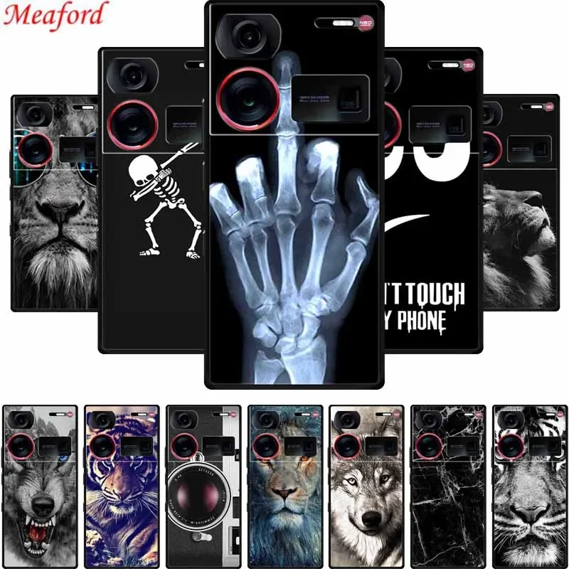 Per Zte Nubia Z60 Ultra Case Z 60 Ultra Cover Per Telefono Custodia Morbida In Silicone Nero Per Zte Nubia Z60 Ultra Phone Case 6.8"