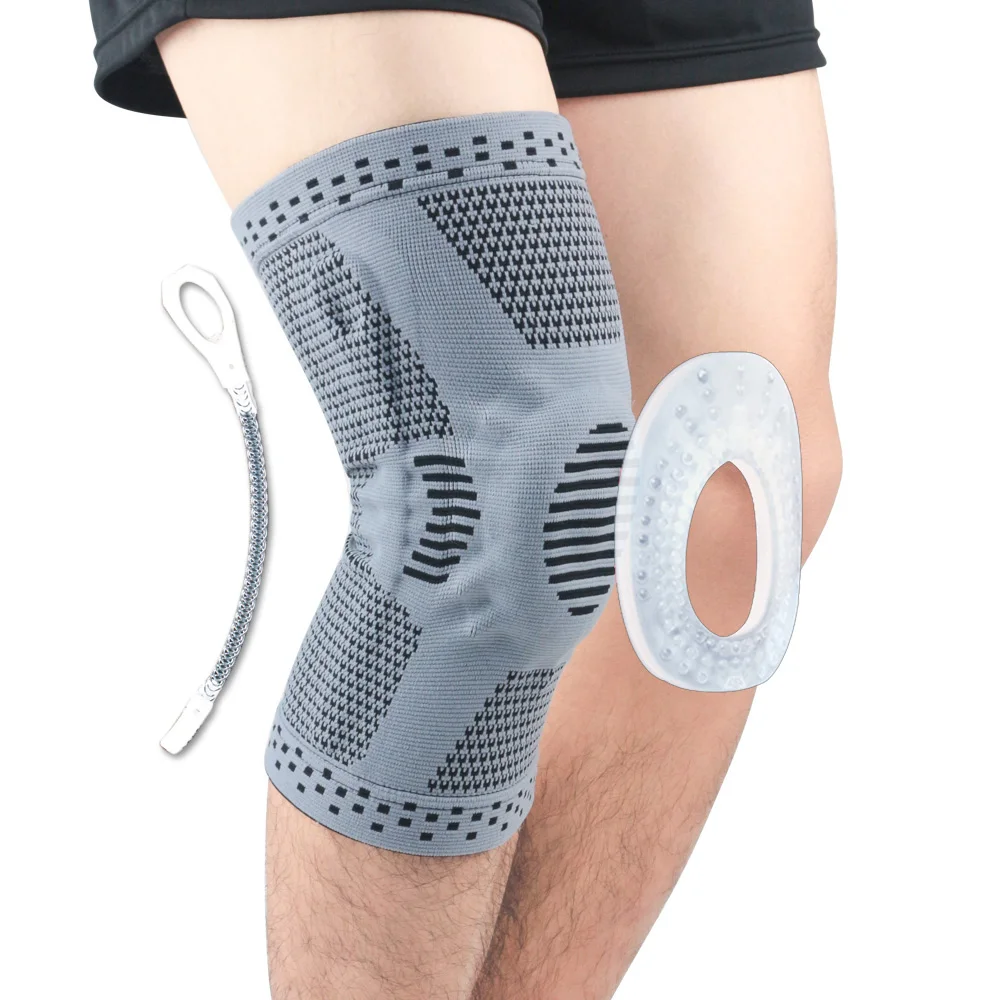 New high quality compression sport Basketball Football Leg Knee Cycling leg Long Sleeve knee brace support