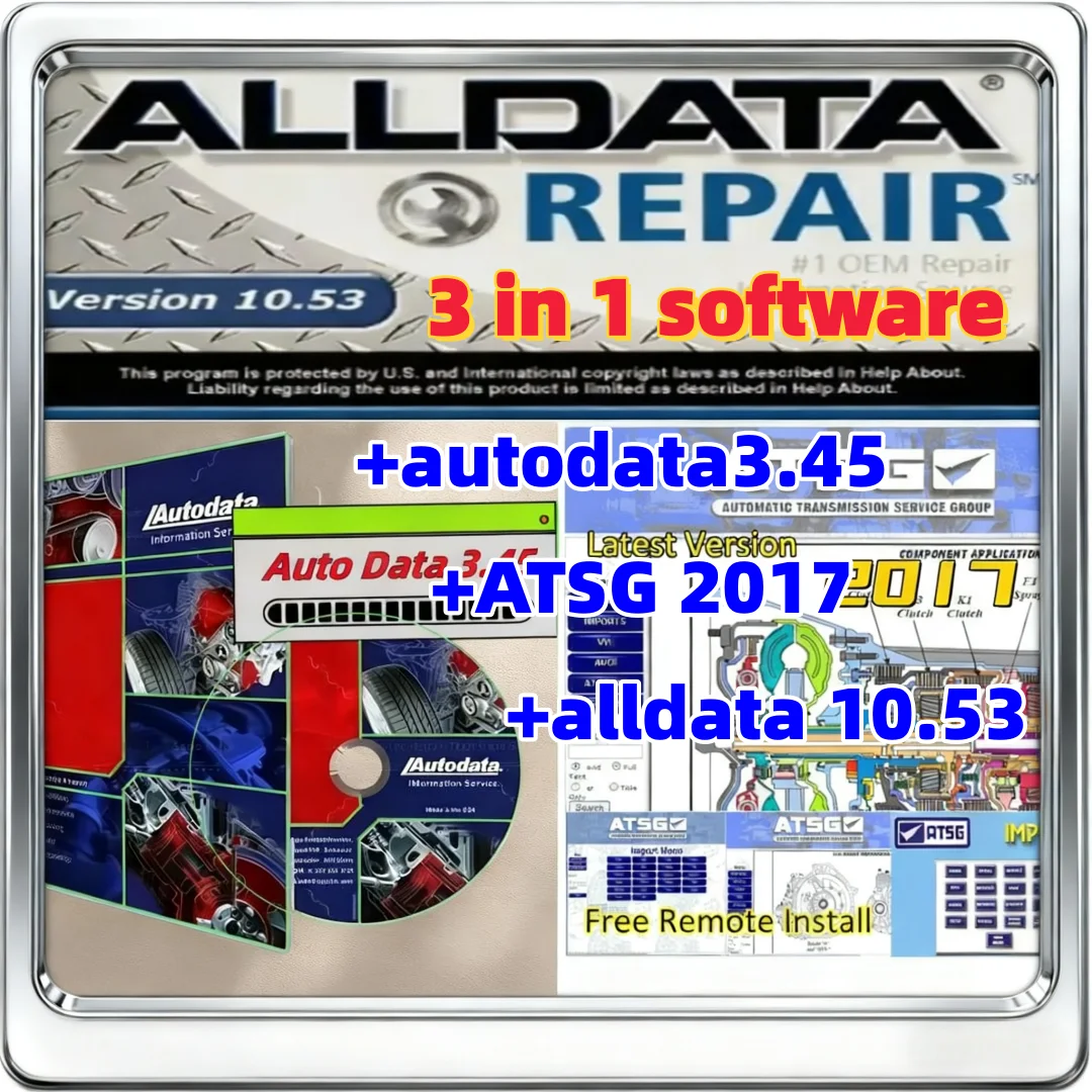 2025 hot Newest version Autodata 3.45 and atsg 2017 and ALLDATA 10.53 Automotive Auto Repair Software