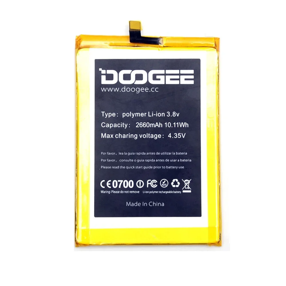 

New Doogee F5 Battery Replacement Original 2660mAh Smart Phone Parts backup battery for Doogee F5 Smart Phone