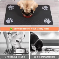Winter Feeding Mat-Absorbent Pet Placemat for Food and Water Bowl with Waterproof Rubber Backing Quick Dry Water Mat for Dog Cat 5