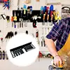 Screwdriver Storage Rack Heavy Duty Metal Multi-functional Tool Organizer Storage Shelf 40cm/15.75 Inch Hand Tool Organizer 5