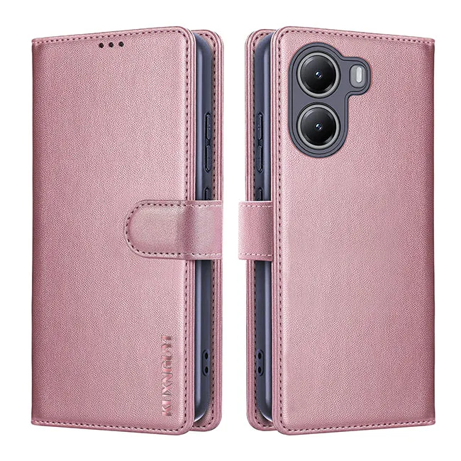 Magnetic Flip Leather Wallet Case with Card Holder and Stand - Shockproof Protective Cover