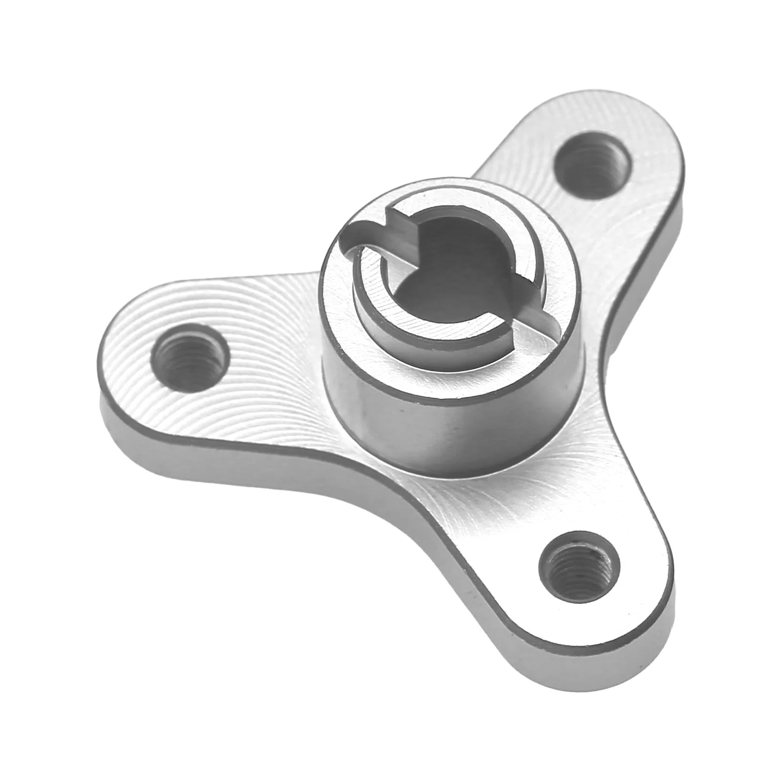 Jeu de 4 pneus RC en aluminium - Bleu ciel, noir, argent, rouge