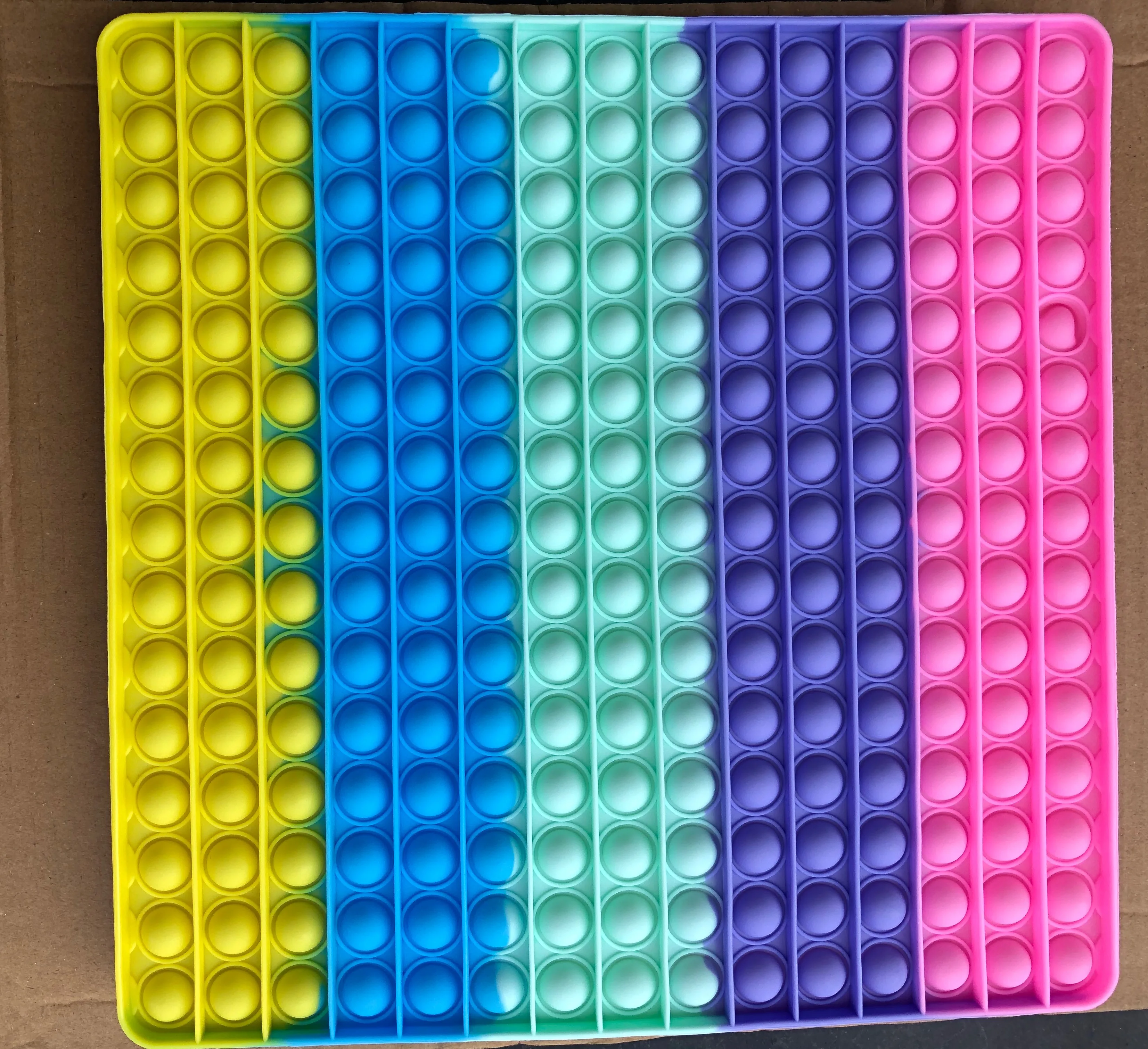 Rainbow Antistress Bubble Fidget Toy for Stress Relief