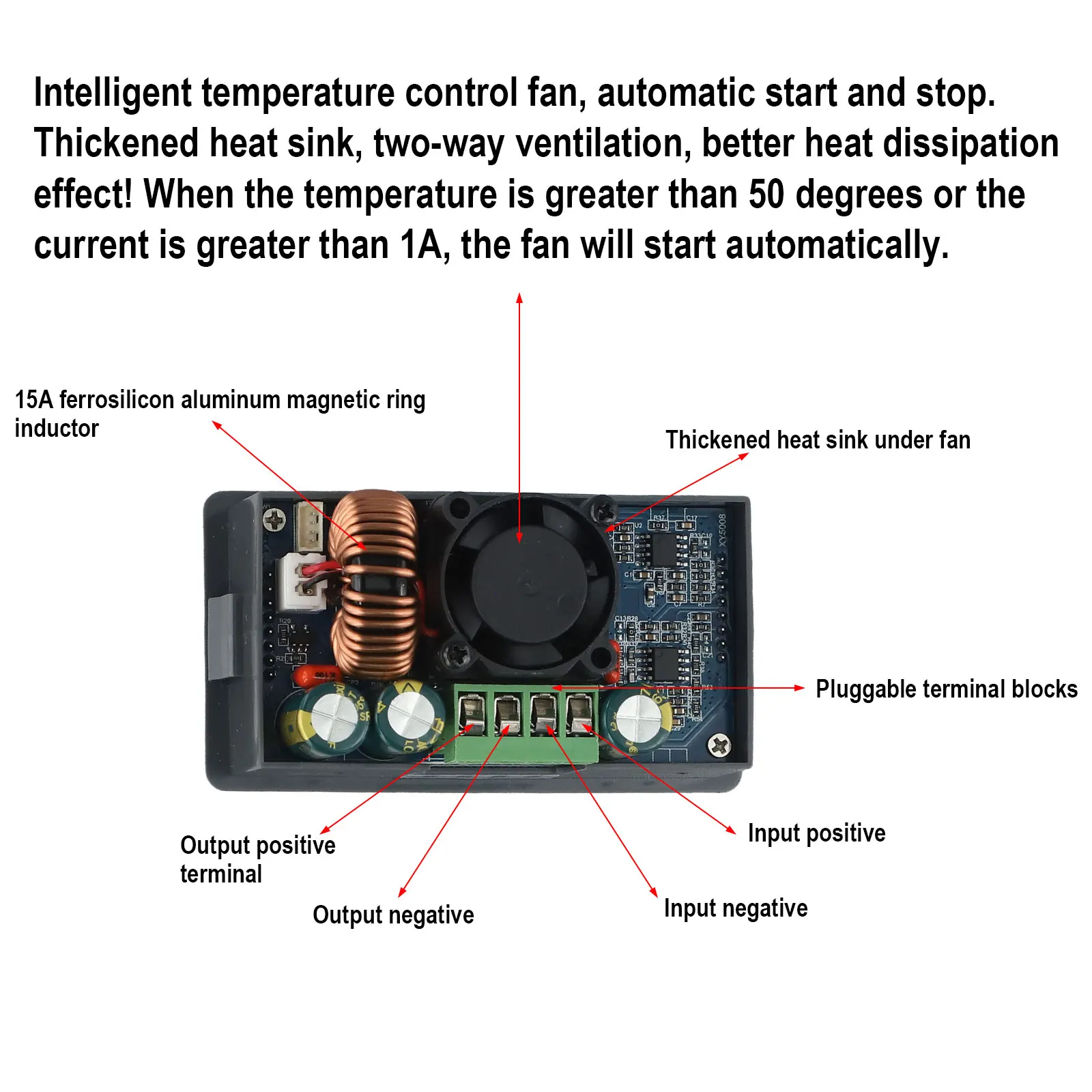 5008E CNC 조정 가능한 DC 조정 전원 공급 장치 CC 50V 8A 400W 스..