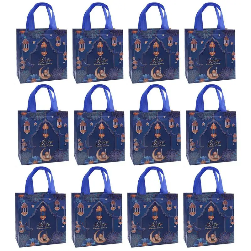 

Вечерние Нетканая сумка 12 шт. Eid вечерние Нетканая Сумка многофункциональная сумка-тоут сезонные декоративные привлекательные сумки с ручкой для конфет