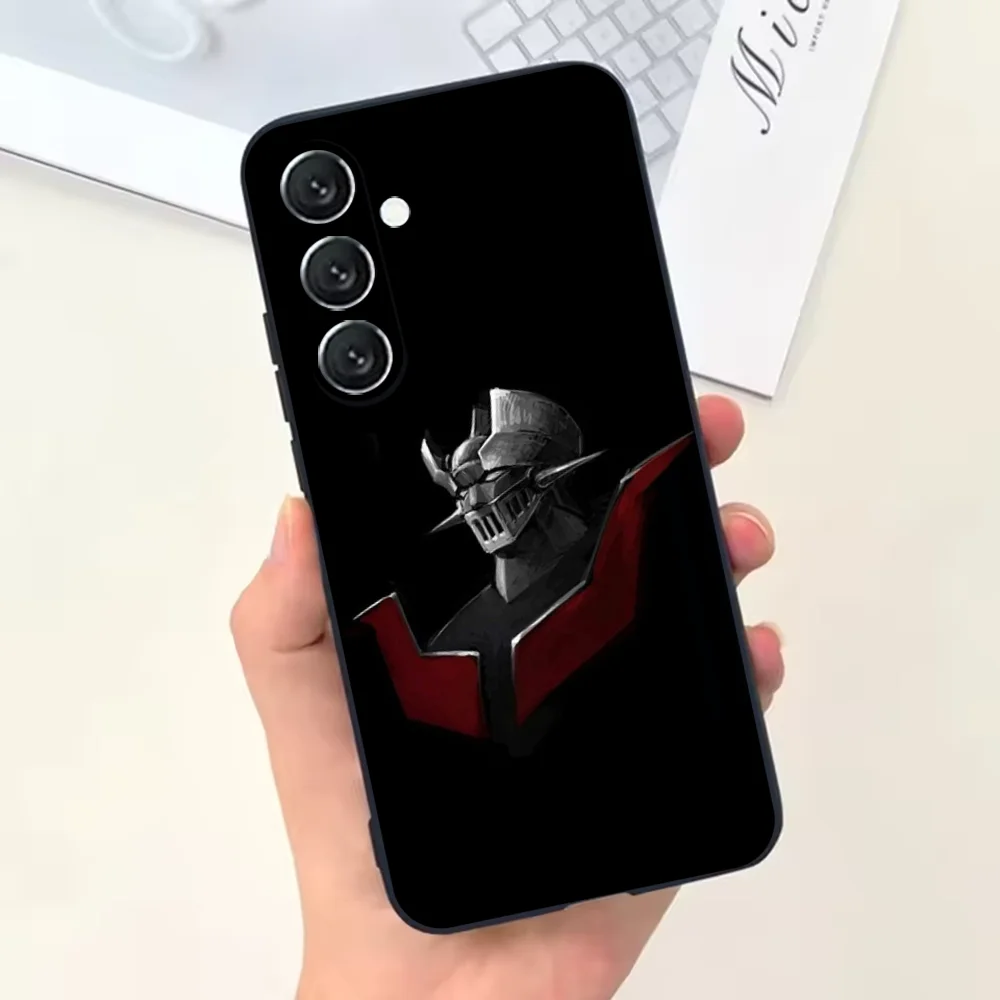 Mazinger Z Robot Themed Soft Black Phone Case