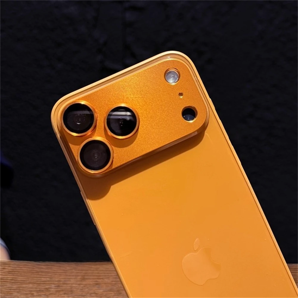 Premium Metal Camera Lens Protector - Tempered Glass Screen Armor