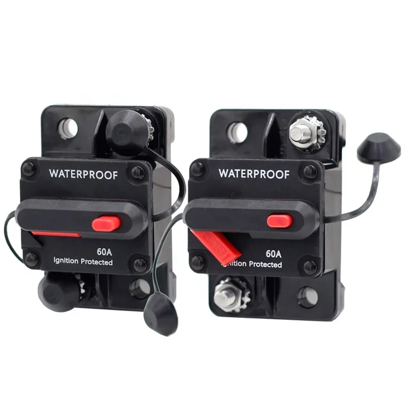 

48V 60A Manual Reset Marine Bus Truck Audio Circuit Breaker