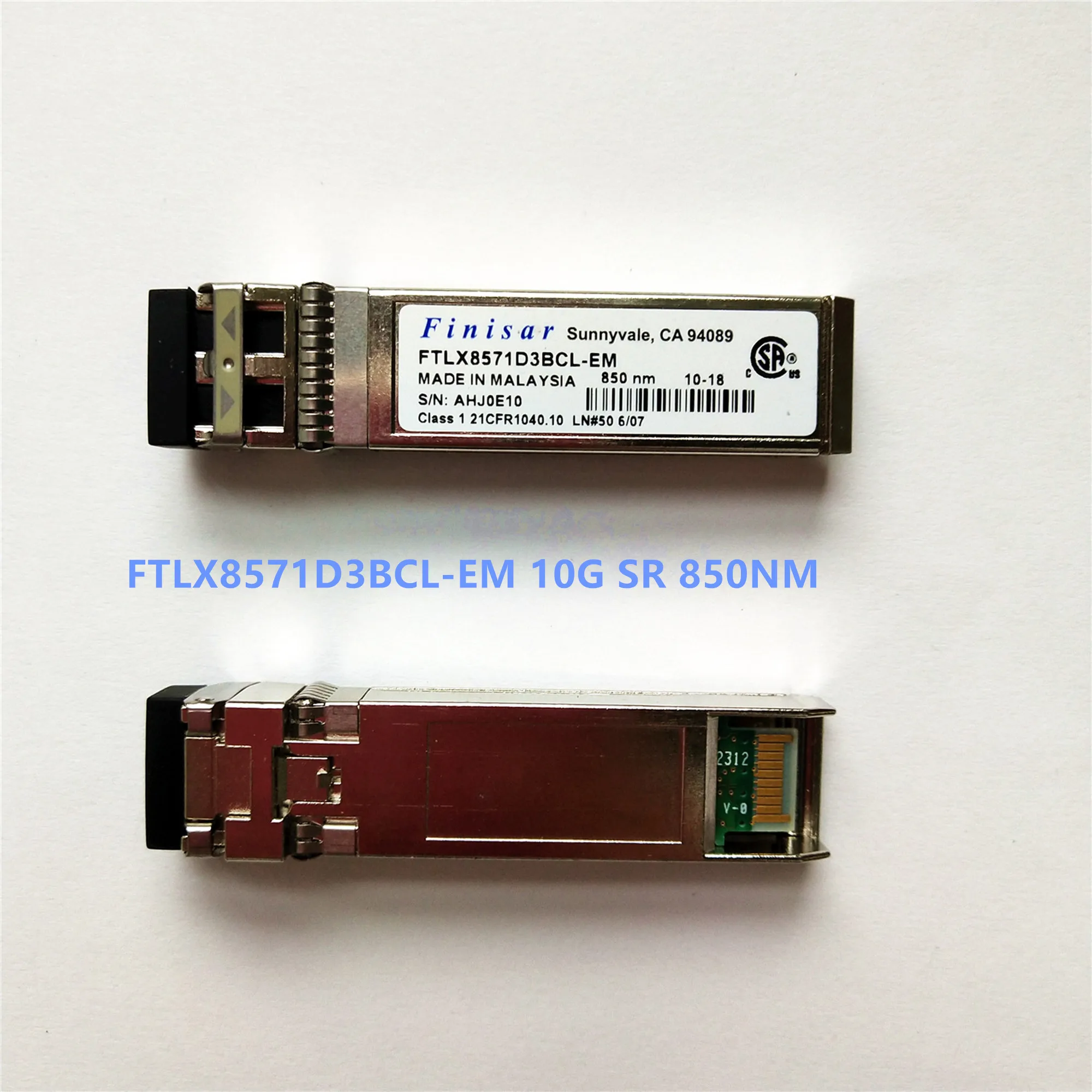 1PCS Finisar Fiber Transceiver Module 10G SFP 850NM Optical FTLX8571D3BCL FTLX8571D3BNL-E5 FTLX8571D3BCL-EM FTLX8574D3BCL FTLX8574D3BNL-E5