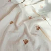 Cotton Gauze Muslin Baby Blanket Super Soft Newborn Swaddle Wrap Quick Dry Boy Girl Kids Bath Towel Baby Stroller Blanket Cover 5