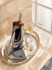 Luxury Stainless Steel Mirror Tray with Handle, Designer Tray, Decorative Tray for Home Decor, Center Table Decoration, Hotel 3