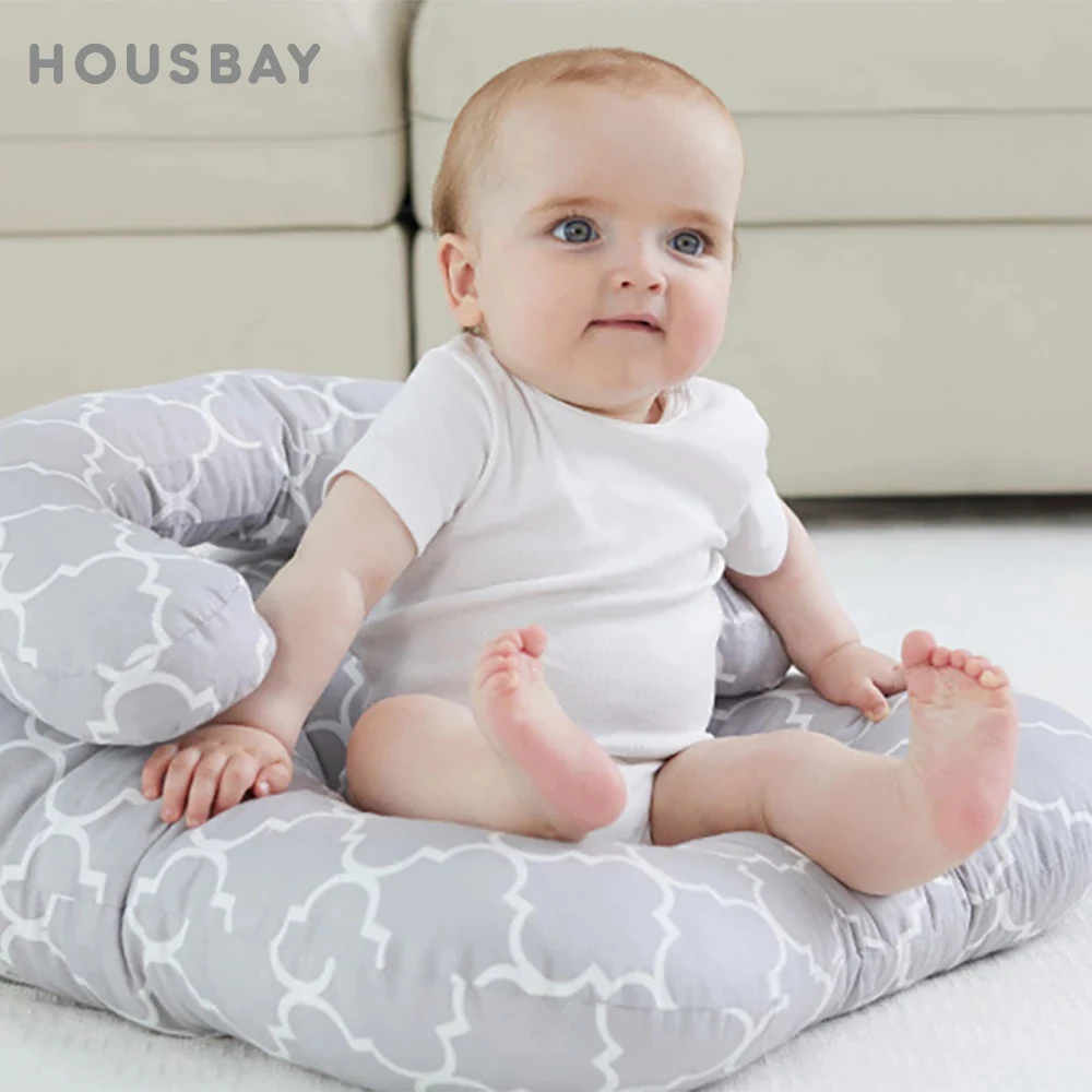 PillowsForBabyUShapedNewbornBreastfeedingCushionCuteRainbow