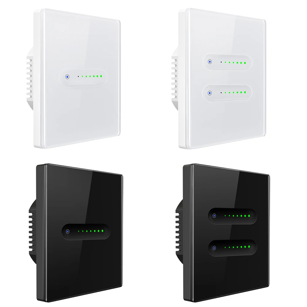 WiFi Smart Dimmer Switch,Groove design with Sliding Indicator Light,Support Brig
