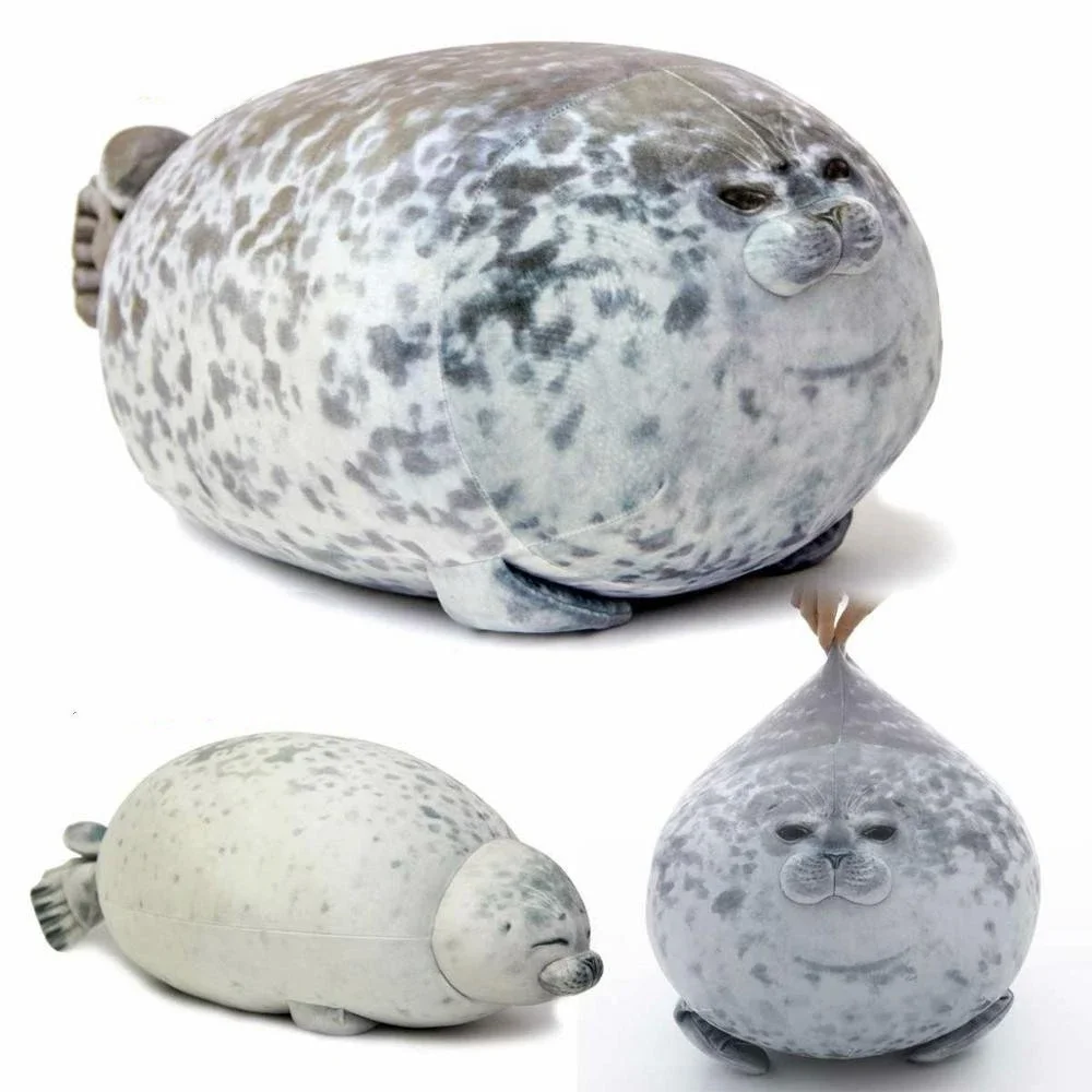 Animal-Fat-Seal Farcito Watona Seal Angry Blob Seal Zipper Toy Per Ragazzi E Ragazze Regali Di Halloween Di Natale