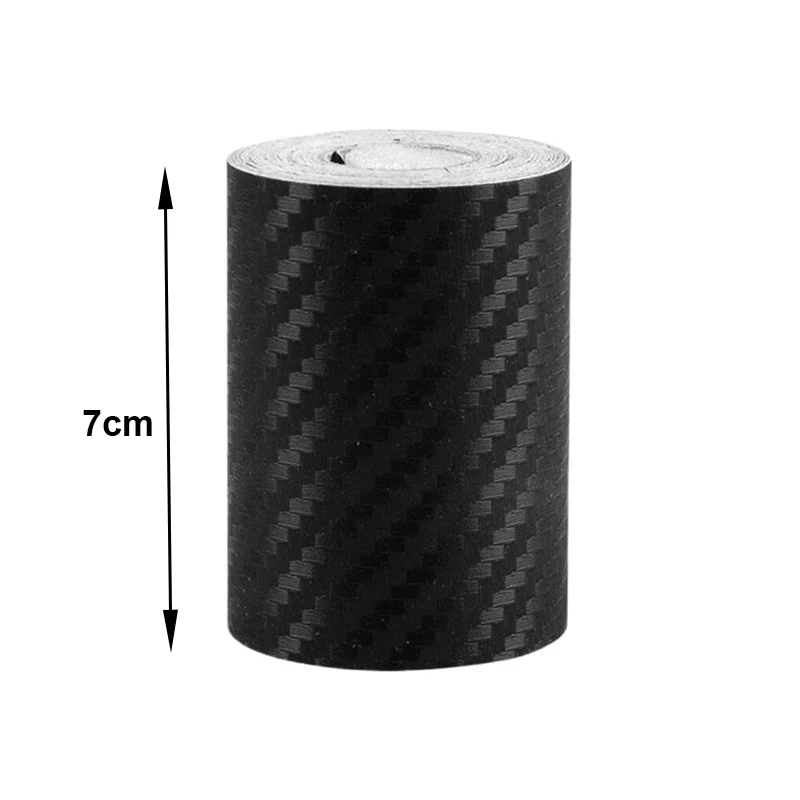 Enhanced Black Carbon Fiber Anti-Scratch Car Tape – Waterproof Protector Film for Door Edges and Side Mirrors