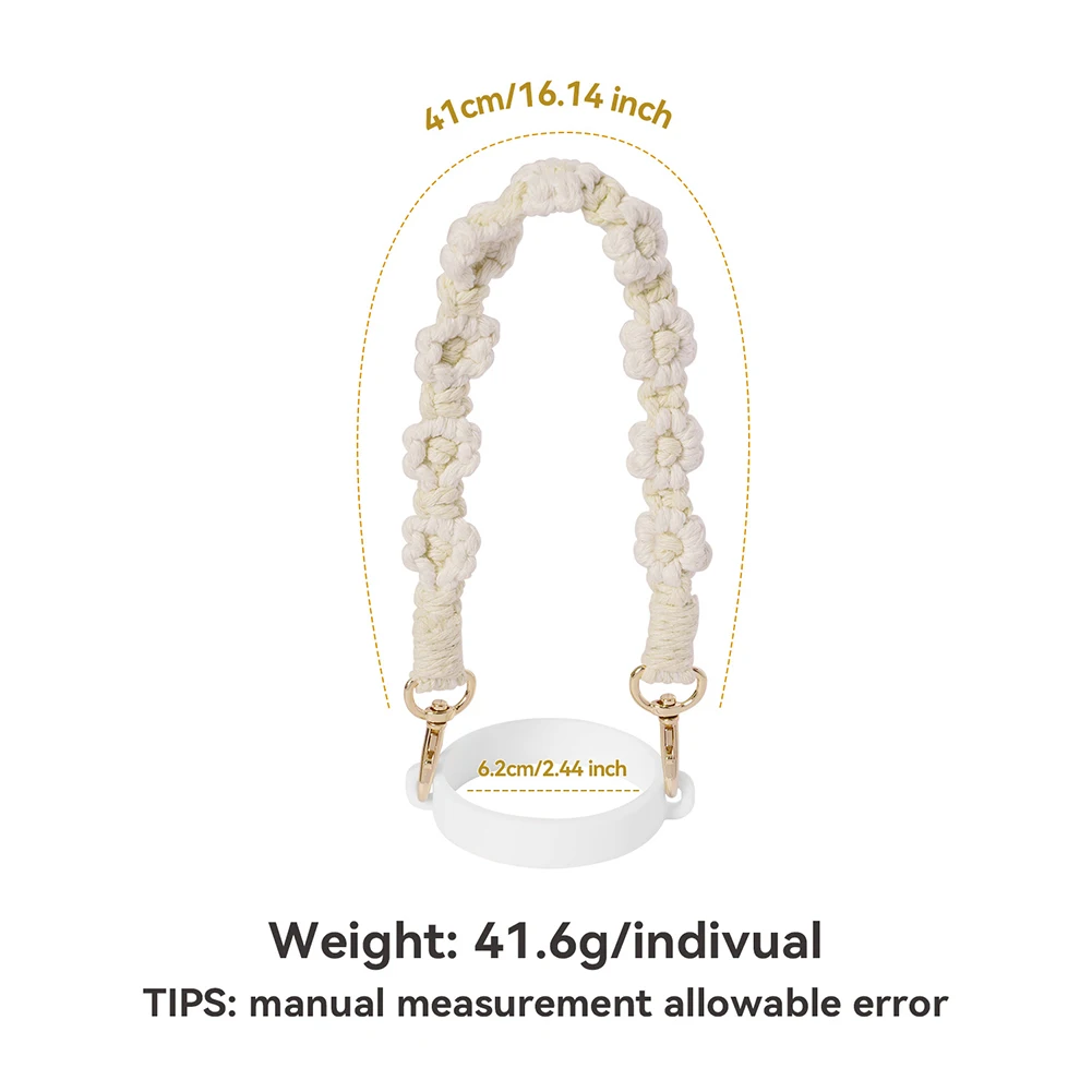 Silicone Water Bottle Handle Strap with Lipstick Holder for Outdoor Use