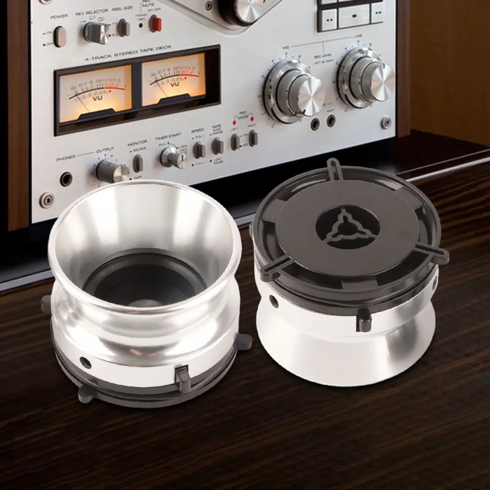 1Pair Polished Aluminum Alloy 10 Inch Opener Universal Loading Device Reel To Reel Tape Nab Hub Adapter Nab Hub Adaptors