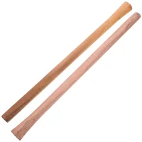 2 Pcs Solid Wood Handle Garden Accessories Replacement Hammer Tool Handles Hoe Grip Staff Deburring 1