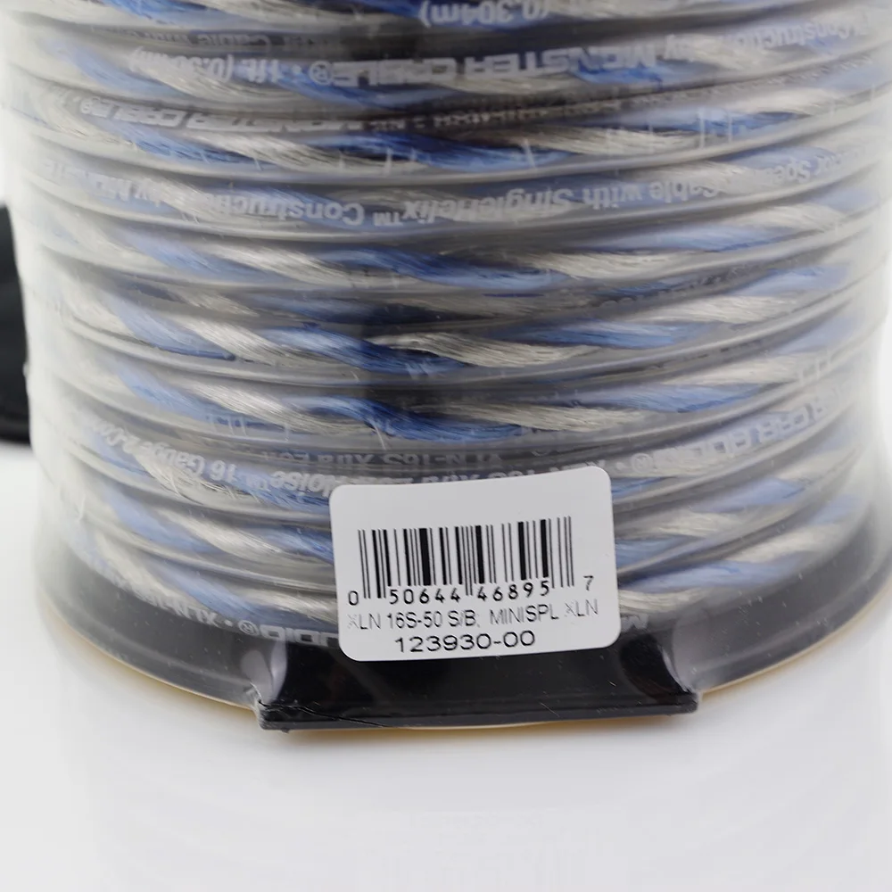 USA MONSTER CAR CABLE XLN 16S-50 S/B 50 Feet 16 Gauge Spool