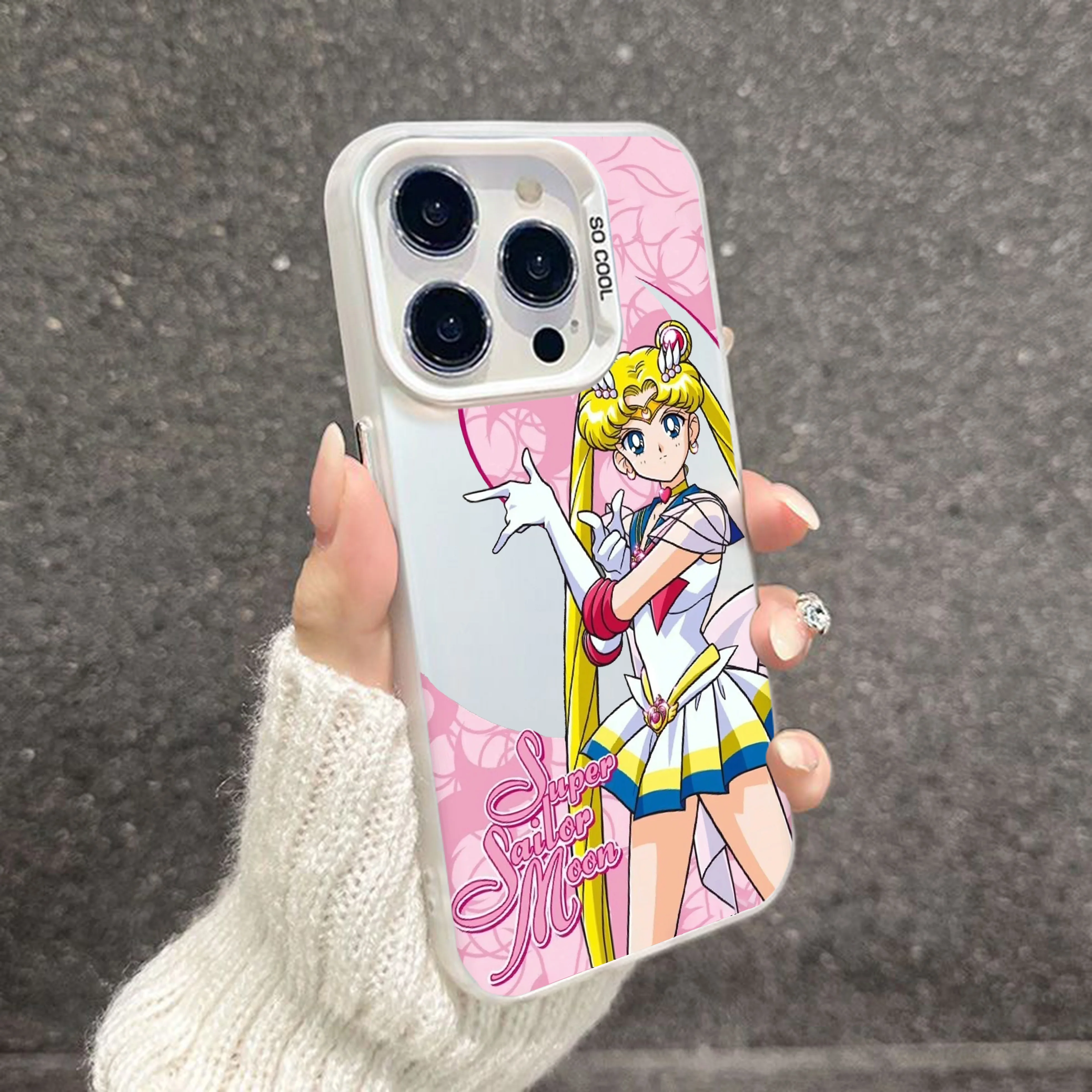 Cartoon Phone Case For S-Sailor Moons-iPhone 16 15 14 13 12 11 Pro