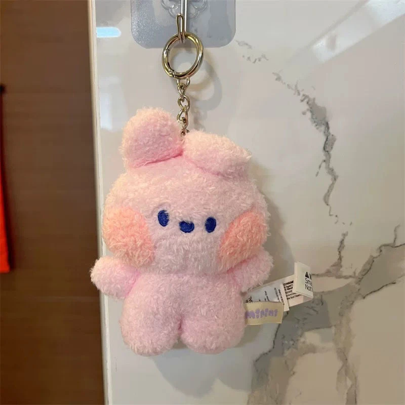 Kpop Bts Bt21 Plush Keychain Doll Key Ring Chimmy Bts Bt21 Cooky