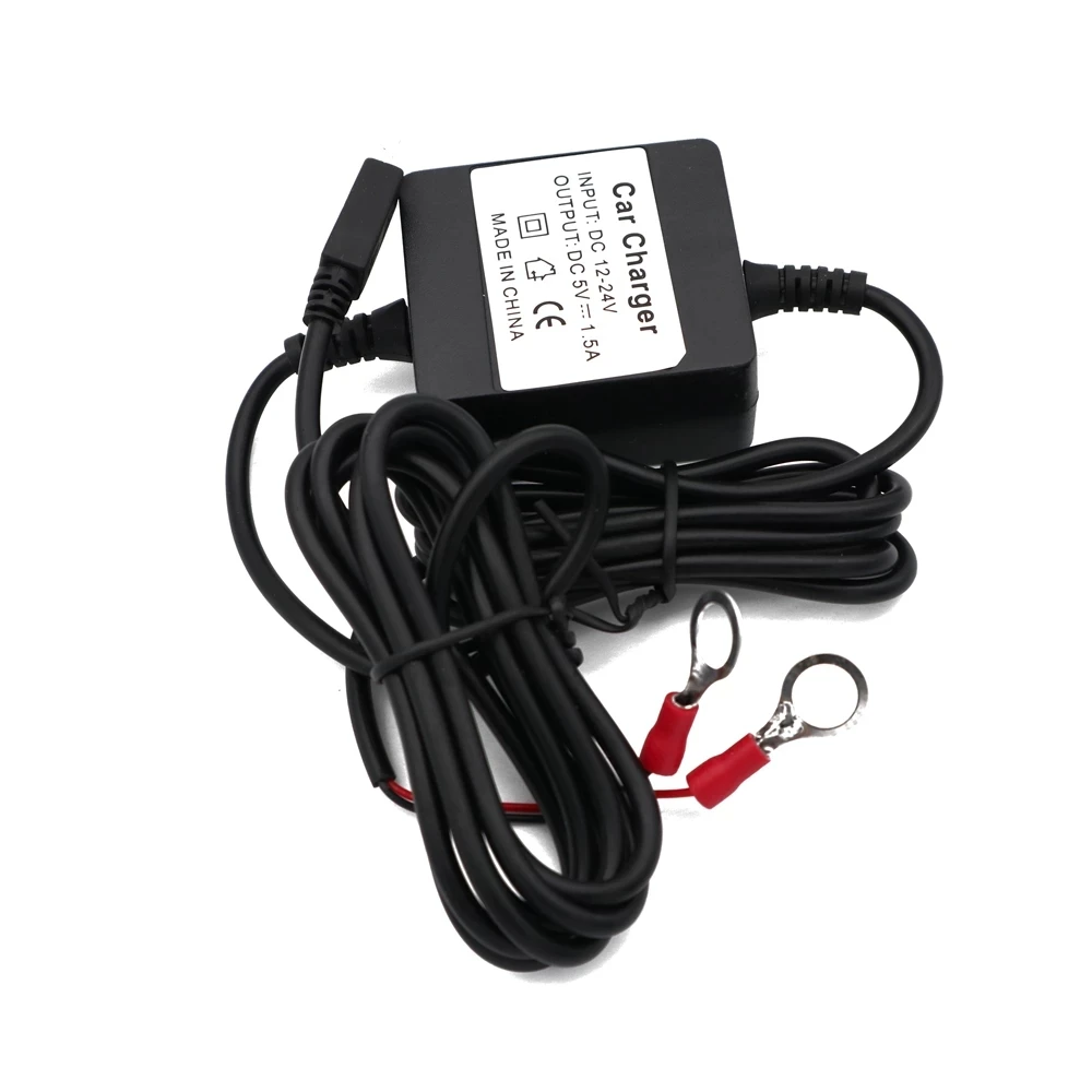 TKSTAR GPS 트래커용 유선 자동차 충전기, GSM 로케이터, 실시간 추적 장치, DC 12-24V, 5V, 1.5A