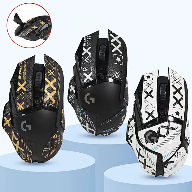 Mouse Grip Tape Skate Sticker Antiscivolo Suck Sweat Mouse Sticker Per Logitech G502 Hero Spedizione Gratuita