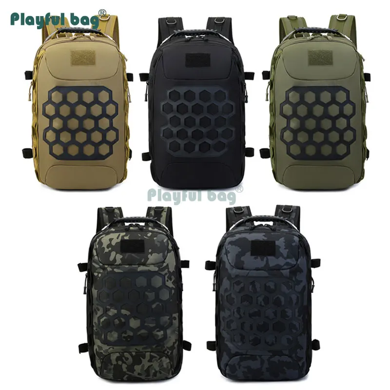 

Multifunctional Lure Fishing Bag Men Camouflage Tactical Bags Outdoor Traveling backpack large-capacity 600D AVA86