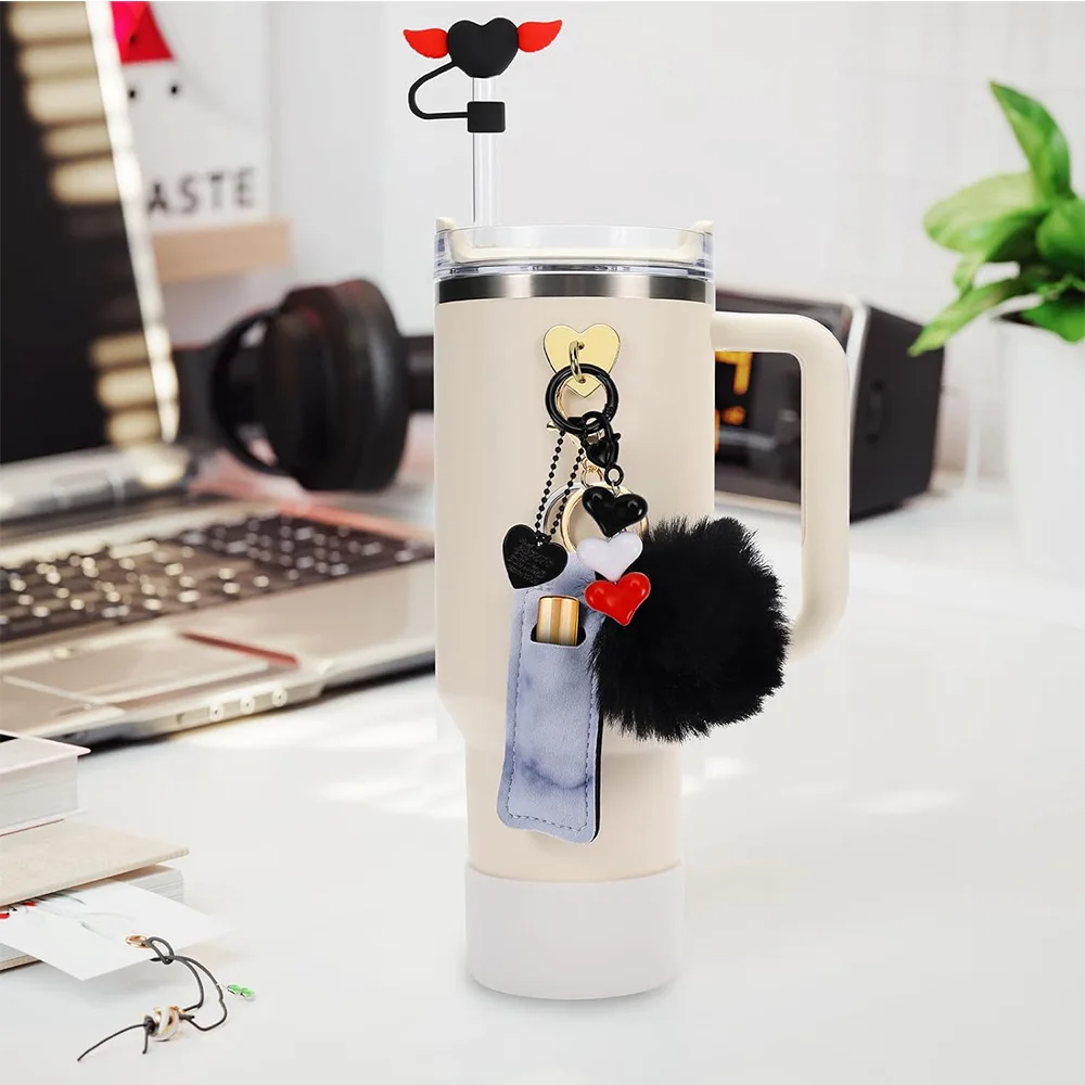 7PCS Stanley Tumbler Decoration Accessories Set - Cute & Aesthetic Drinkware Charms