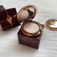 Charlotte Tilbury – Échantillon de poudre portable, contrôle du sébum, tenue longue durée, fini soyeux, maquillage correcteur pour femmes, avec boîte cadeau 5