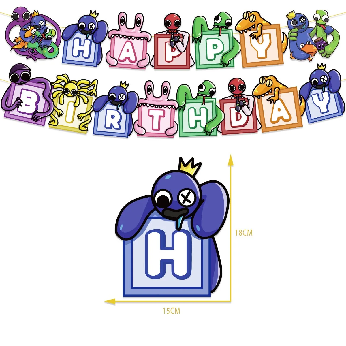 Neue Regenbogen-Freunde Geburtstagsparty-Dekoration Tischzubehör Happy Birthday Banner Tortendekoration Partyzubehör Hintergrund Ballons Sc454Ba67D9E14Edc9499C1Ca731955Bdd