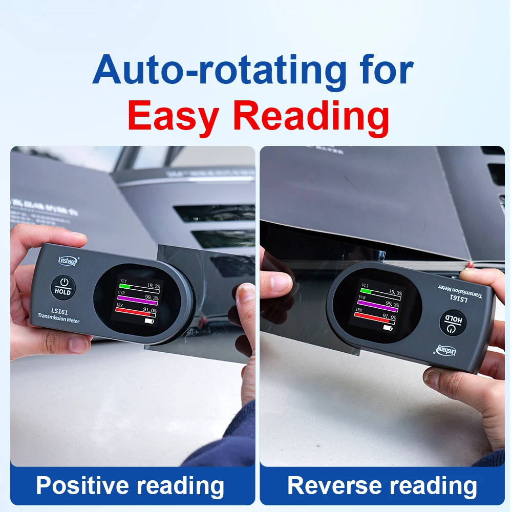Window Tint Meter Upgrade solar film Transmission Meter 940nm 1400nm IR UV VLT Tint Film Tester LS161 LS161A