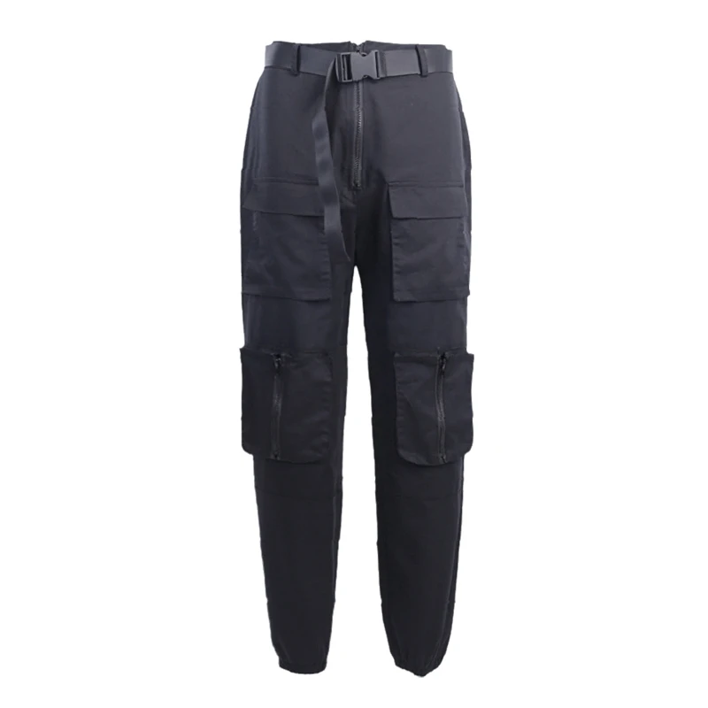 Рисунок 2 - Женские черные брюки-карго с множеством