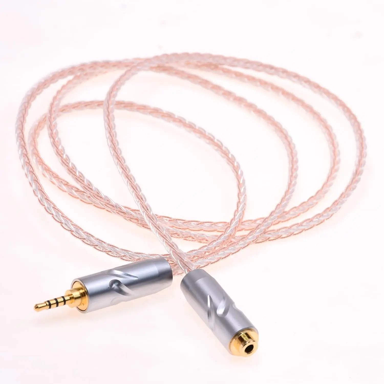 Cavo Bilanciato Maschio Da 2.5Mm A Femmina 8 Core 5N Pcocc Cavo Audio Ibrido Per Astell & Kern Ak240 Ak380 Ak320 Dp-X1 Fiio