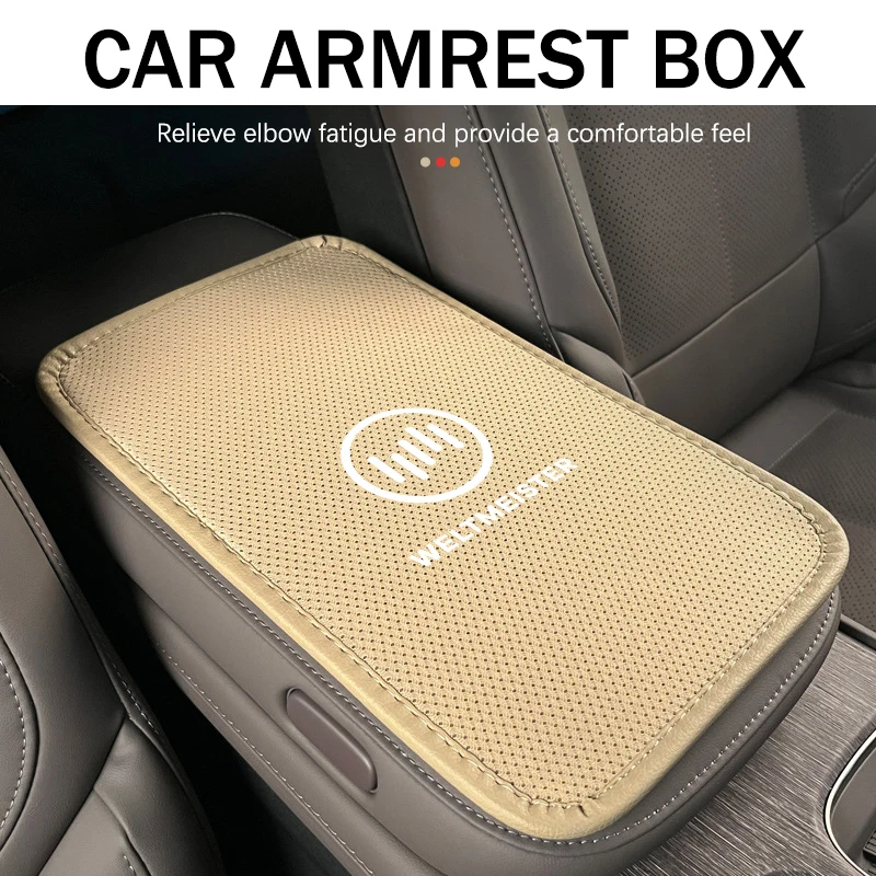 Car Armrest Box Pad Breathable Central Armrest Box Cushion for Weltmeister W6 ACE EX5 E5 ex6 plus ex5z w6pro