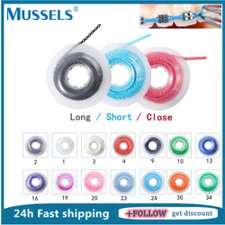 15 Feet 4.5m Orthodontic Elastic Power Chain Rubber Bands Dental Ultra Powerchains Long Short Continuous Closed Dentist Material