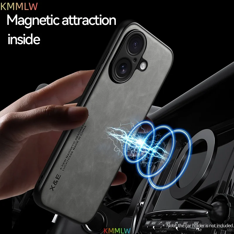 Enhanced Shockproof Protective Phone Case with Magnetic Car Holder