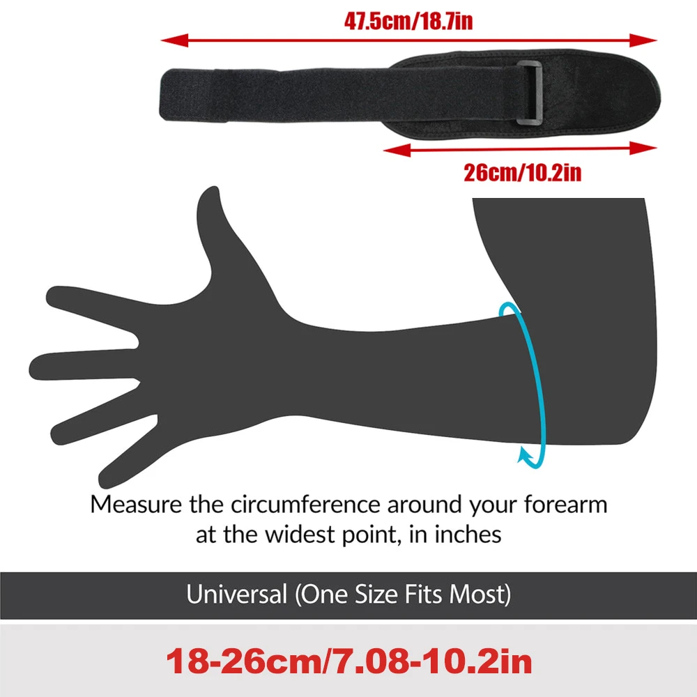 1Pcs Tennis Elbow Brace for Men and Women, Adjustable Tennis Elbow Strap, Brace for Tendonitis and