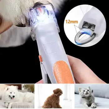 LED Pet Nail Clipper for Dogs & Cats – Professional Grooming Trimmer 1