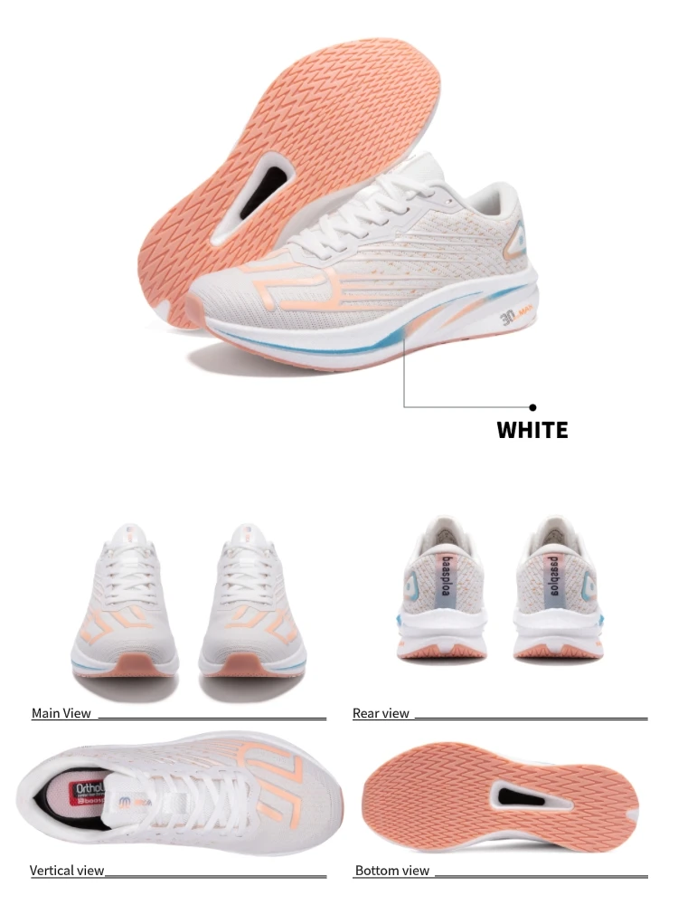 Baasploa Männer Professionelle Sportschuhe Komfort Dämpfung Laufschuhe Paar Frauen Atmungsaktive Leichte Elastizität Turnschuhe – Detail 21
