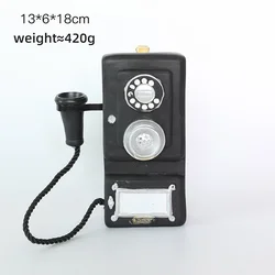 Vintage Wall - Mounted Telephone Sculpture - Antique - Style Home Decor, Unique Entryway Ornament, Distinctive Gift (2)