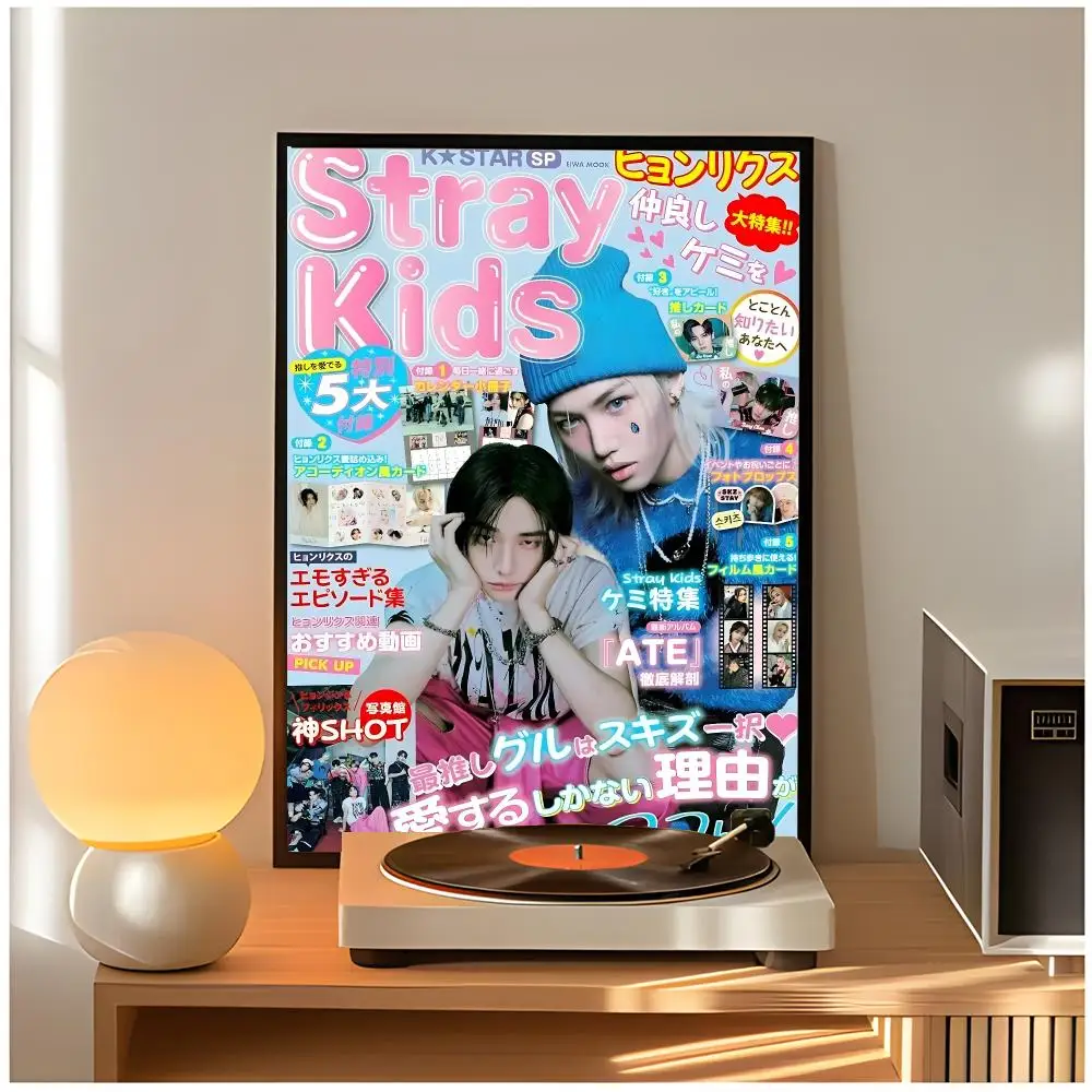 Stray Kids K-Pop Poster - Classic Wall Art Home Decor, Peel and Stick, Unframed