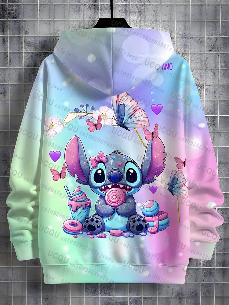 Disney Stitch & Angels Hoodie Pullover Sweatshirt 6