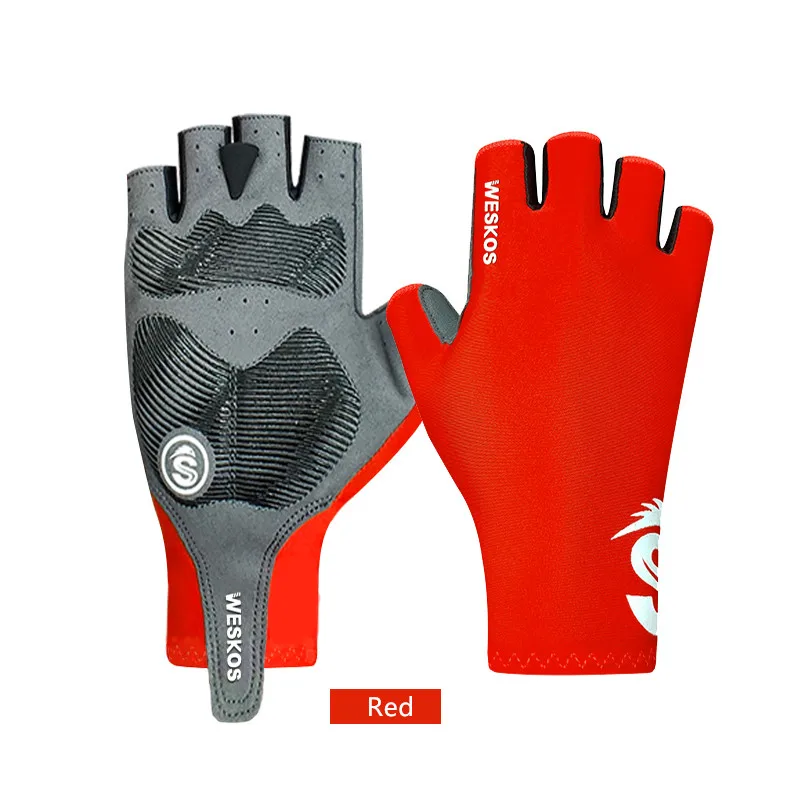 Halb finger Fahrrad handschuhe Anti-Rutsch-Reit handschuhe Indoor Fitness Lauf handschuhe atmungsaktive Schweiß absorption für Männer und Frauen – Detail 8