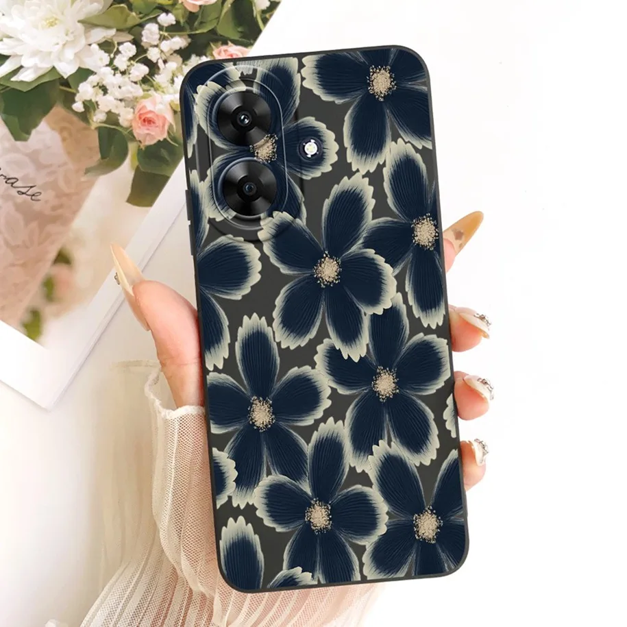 Fashion Flower Pretty Girls Soft Silicone Phone Cover